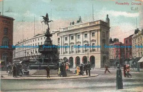 R679002 London. Piccadilly Circus. Postkarte. 1907