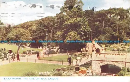 R679128 Bournemouth. The Pavilion Rock Gardens. Photochrom. 1958