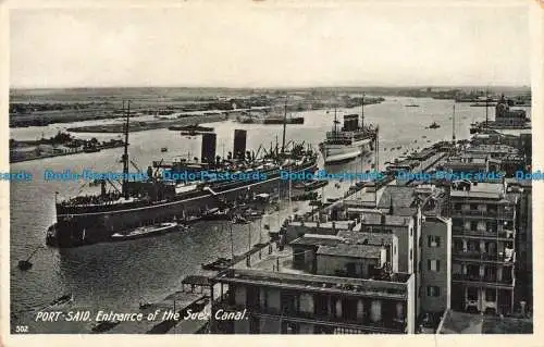 R679172 Port Said. Eingang des Suezkanals. Lehnert und Landrock