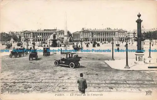 R679266 Paris. La Place de la Concorde. Neurdein et Cie. ND. Foto