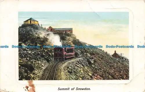 R679313 Summit of Snowdon. A. und G. Taylor. Orthochrome Serie. 1909