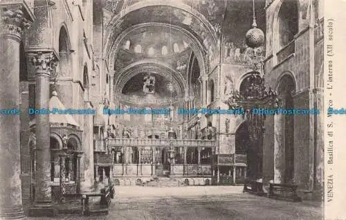 R679397 Venezia. Basilica di S. Marco. L Interno. XII secolo. S.G.V