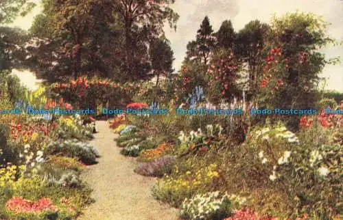 R679459 Blühender Garten. J. Salmon. Postkarte