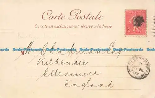 R679467 Cie Gie Transatlantique. Postkarte. 1907