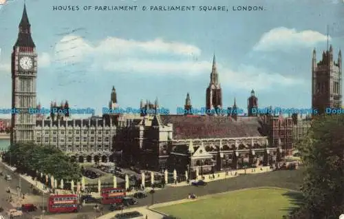 R679512 London. Houses of Parliament und Parliament Square. E. T. W. Dennis. Neu