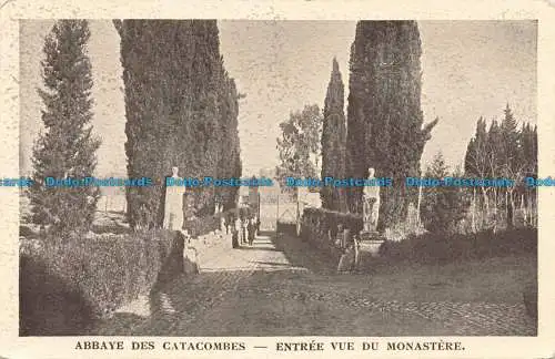 R679529 Abbaye des Catacombes. Entree Vue du Monastere. L. Salomone