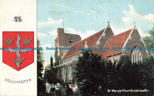 R679566 Colchester. Kirche St. Marien. W.H. und S. 1914