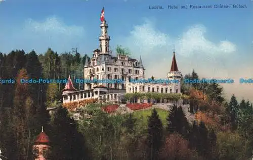 R679596 Luzern. Hotel und Restaurant Chateau Gutsch. E. Goetz