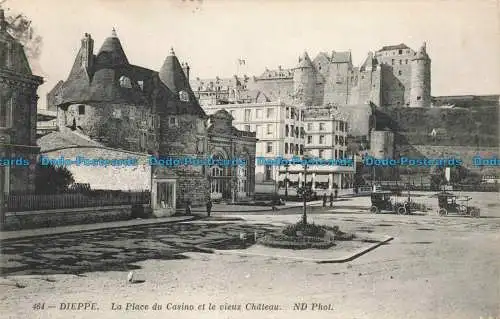 R679683 Dieppe. la Place du Casino et le Vieux Chateau. ND. Foto