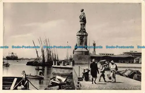 R679687 Port Said. Erster Blick bei Ankunft mit dem Dampfgarer. Orientalisches Handelsbüro