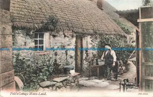 R679693 Pete Cottage Manx Land. J. Welch. 1904