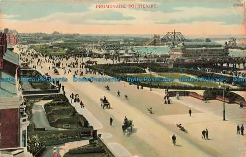 R679719 Southport. Promenade. Postkarte. 1909