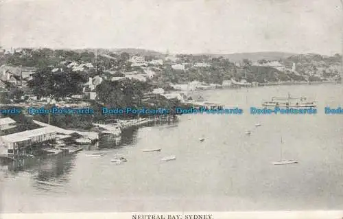 R679764 Sydney. Neutraler Schacht. Postkarte. 1907