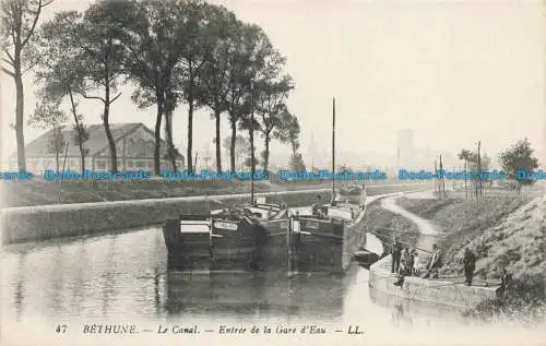 R679774 Bethune. Le Canal. Entree de la Gare d Eau. LL 47. Levy Fils