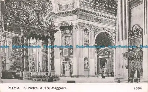 R679852 Roma. S. Pietro. Altare Maggiore