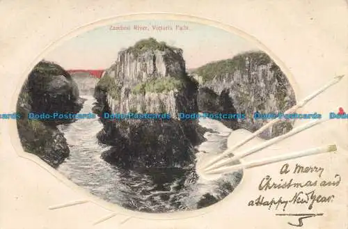 R679871 Victoria Falls. Sambesi River. G. B. und Co