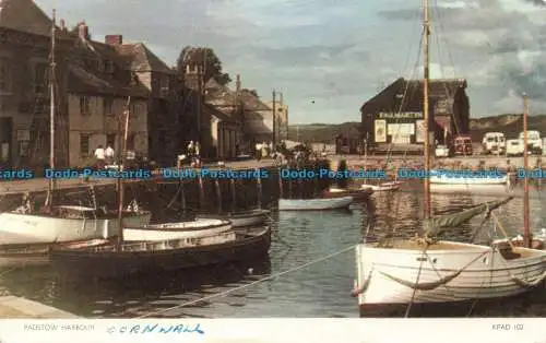 R679940 Padstow Harbour. Cornwall. Jarrold. Farbe Cotman. 1958