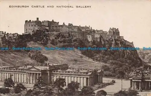 R679951 Edinburgh Castle and National Gallery. Valentinstag. Fototonenserie. 1943