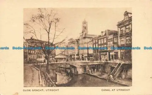 R679649 Utrecht. Oude Gracht. Kanal bei Utrecht