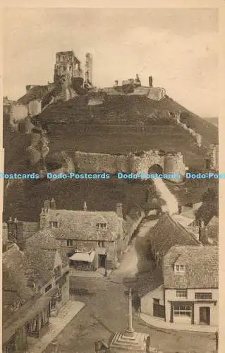 R168006 Corfe Castle Dorfkreuz und Marktplatz. Photochrom. Nr 53325