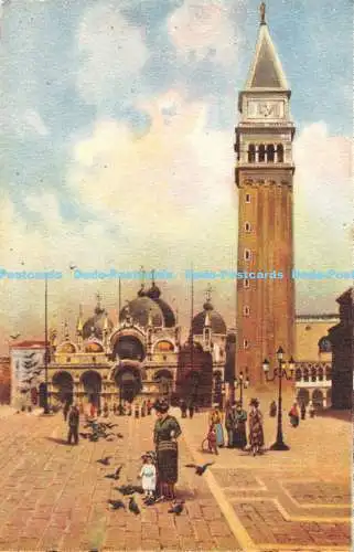 R168045 Venezia. Chiesa di S. Marco e Campanile. A. Scrocchi