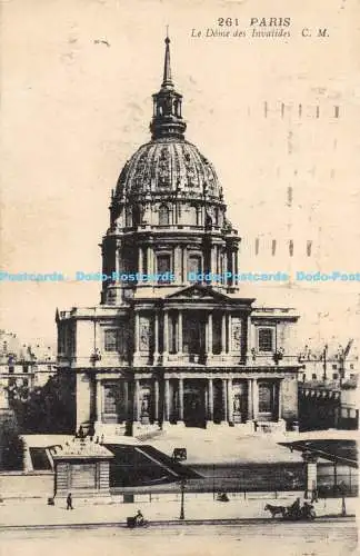 R168055 Paris. Le Dome des Invalides. C. M. 1923