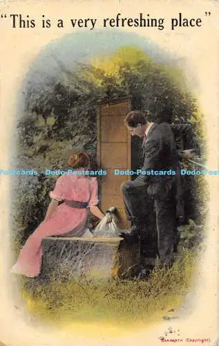 R168128 Dies ist ein sehr erfrischender Ort. Bamforth. Serie Nr. 2192. 1918