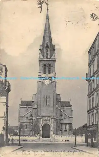 R168129 Paris. Saint Lambert de Vaugirard. 1903