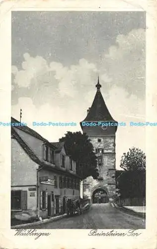 R168197 Waiblingen. Beinsteiner Tor. Walter Erhard