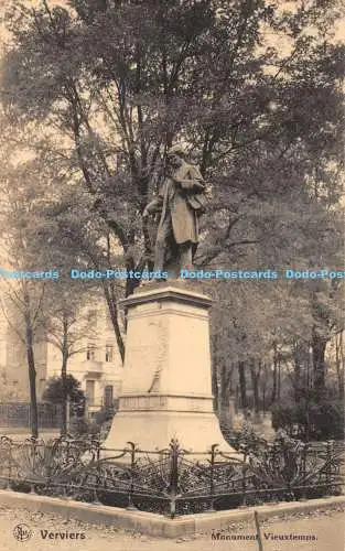 R168591 Verviers. Monument Vieuxtemps. Nels. Ern. Thill