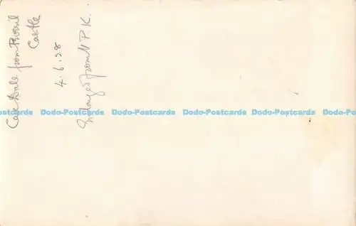 R168620 unbekannter Ort. Baum. Berge. Fluss. Alte Fotografie. Postkarte