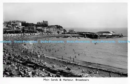 R169171 Main Sands and Harbour. Broadstairs. Serie A. H. und S. Paragon. RP