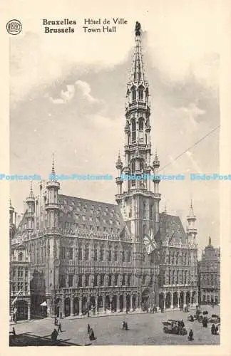 R168691 Brüssel. Rathaus. Albert. Errichtet 1402