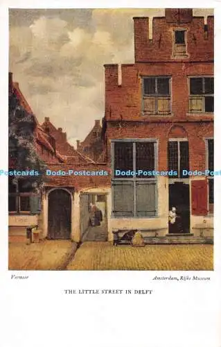 R168352 Vermeer. Die kleine Straße in Delft. Amsterdam. Rijks Museum. Die Medici