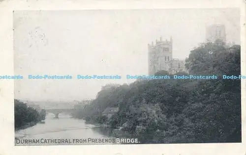 R168724 Durham Cathedral fro. Brücke vorbiegt. 1904