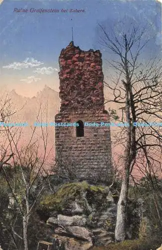 R168396 Ruine Greifenstein bei Zabern. Emil Hartmann