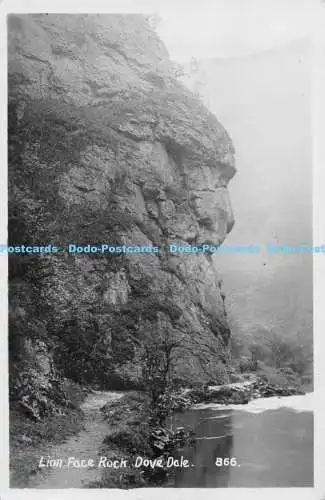 R168452 Lion Face Rock. Dove Dale. 866. RP. R. Sneath