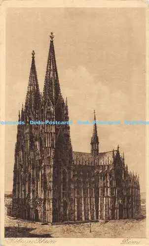 R168819 Köln a. Rhein. Dom. Cramers Kunstanstalt. Dortmund. 10583. Fotogravur