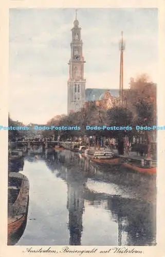 R168851 Amsterdam. Prinsengracht traf Westertoren. J.V.A