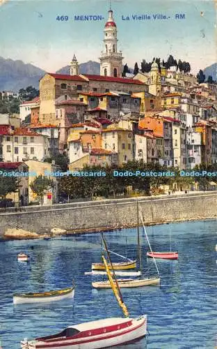 R168853 Menton. La Vieille Ville. RM. Rostan und Munier