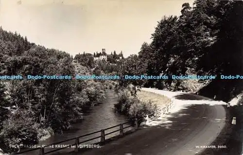 R169342 Packstraße m.Ruine Krems bei Voitsberg. W. Kramer. 3930. Walter Kramer