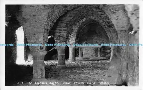 R168506 P.18. Krypta St. Georges. Schloss Mont Orgueil. Jersey