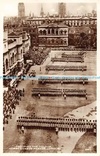 R168525 Trooping the Colour. Horse Guards Parade. London. RP