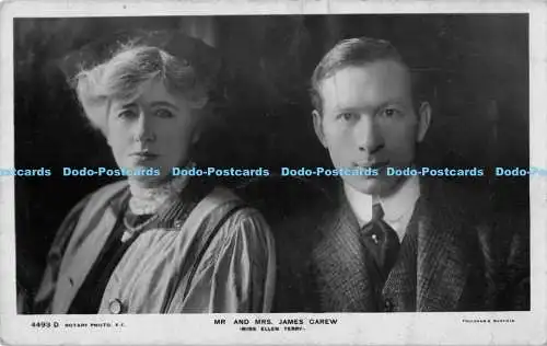 R169417 Mr. und Mrs. James Carew. Miss Ellen Terry. Drehfoto. Foulsham und B