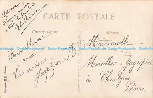 R168954 Joyeuse Annee. 2233. Marque E. R. Paris