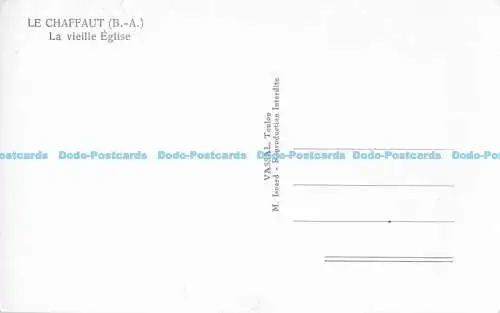 R169455 Le Chaffaut. B. A. La vieille Eglise. Vasall
