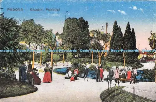 R169974 Padova. Giardini Pubblici. Visto Rev. Stampa. Milano. 1149. G.V.P.8