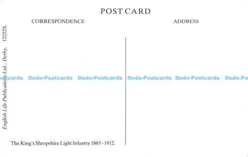 R169986 The Kings Shropshire Light Infantry 1865 1912. English Life Publications