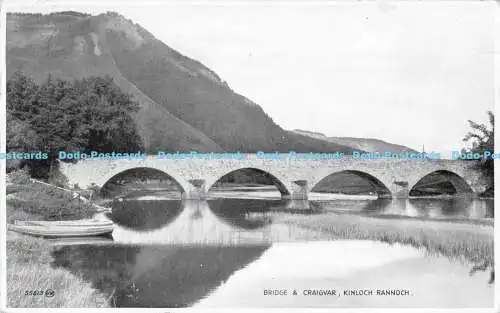 R169075 Brücke und Craigvar. Kinloch Rannoch. Valentinstag. Bromoton. 1936