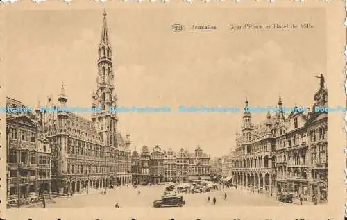 R170079 Bruxelles. Grand Place et Hotel de Ville